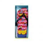 Havaianas in rood-roze in samenwerking Happy Socks