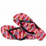 Havaianas roze limited edition Happy Socks