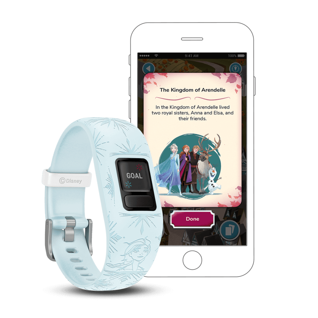 Garmin vívofit jr. 2 Disney’s Frozen 2 blauw